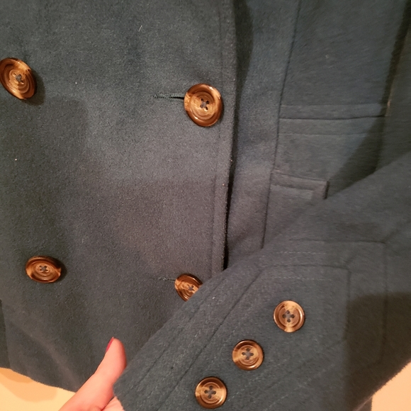 Sample Blue Fabric Jacket - Picture 4 of 5